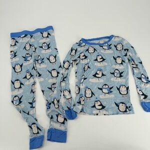 Little Sleepies Ice Skating Penguins Pajamas 4T